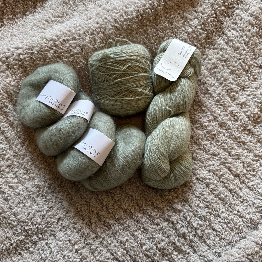 Soft Green Yarn Bundle